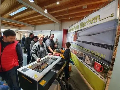 Mobiler Laserservice - Live-Gravuren auf Events